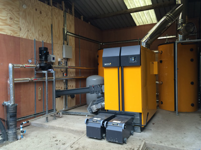 Biomass Boiler Room