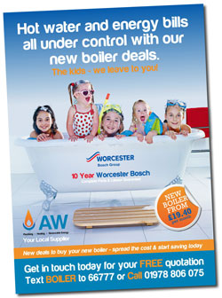 Hot water and energy bills under control with our new boiler deals