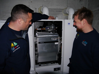 Twin boiler installation at JCB Transmissions, Wrexham